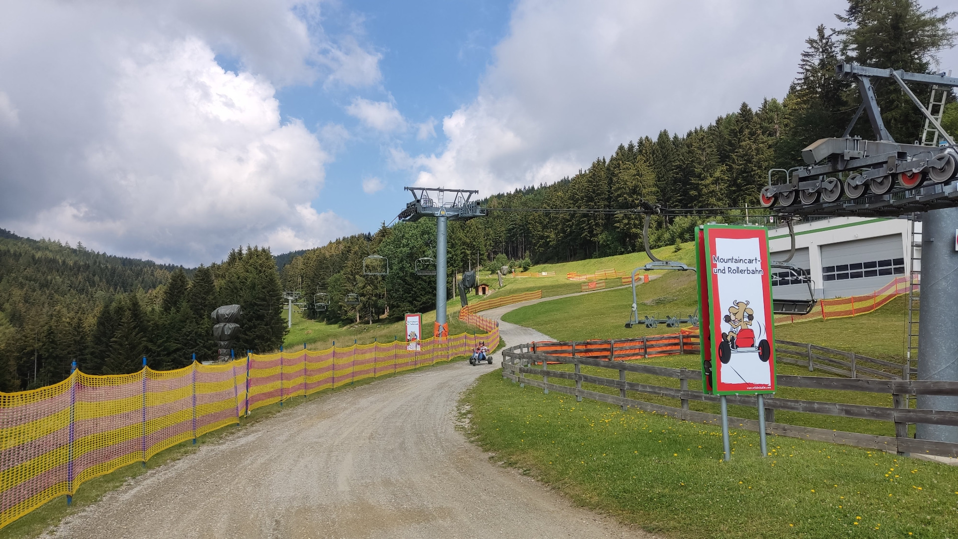 A mountaincart és rollerpálya